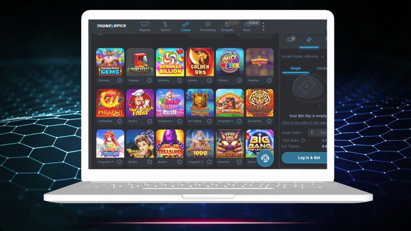 Thunderpick casino and live casino games